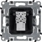 Valena LIFE Розетка телефонная RJ11 одиночная с лицевой панелью слоновая кость