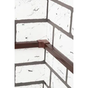 Угол внутренний (15х10) (4 шт) Plast под темное дерево