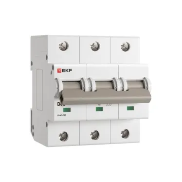 Автоматический выключатель ВА 47-125 3P 80А (D) 15кА PROxima