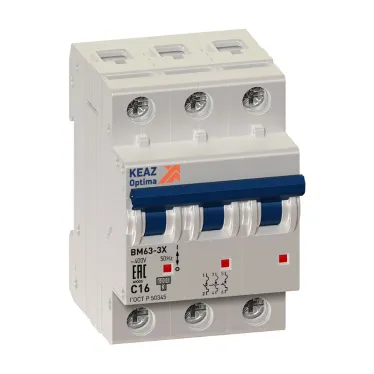 Выключатель нагрузки 3П 63А 400В OptiDin BM63P-363-ОМ4-РЕГ (ВМ63Р)