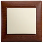 Рамка VALENA 1 пост тонированное дерево