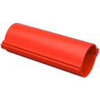 Труба гладкая разборная d-110мм красная (3м)