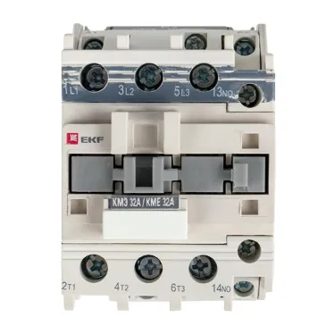 Пускатель магнитный КМЭ 32А катушка управления 380В малогабаритный 1NC