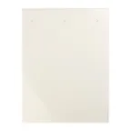 Табличка полужесткая для маркировки оболочек 100x60мм. Клейкое основание. ПВХ. Белая (1 шт. на пластине, упак. по 10 листов)