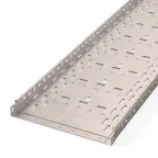 Лоток перфорированный Стандарт INOX (AISI 409) 400х50х3000 (1,0 мм) (6 м/уп)