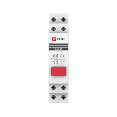 Кнопка модульная КМ-47 (красная) PROxima