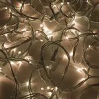 Гирлянда Нить (дюраплей) 20м, постоянное свечение, белый каучук, 24В, цвет Тёплый белый | 315-506 | NEON-NIGHT