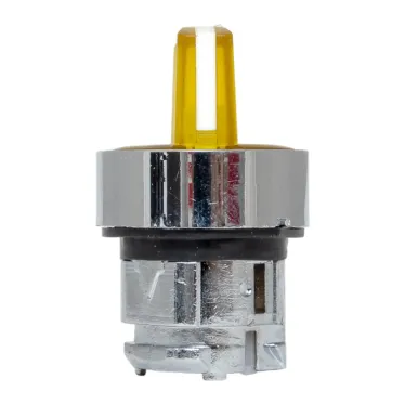 Механизм переключателя исполнительный ХB4 желтый на 2 положения возвратный без фиксации с подсветкой с короткой ручкой PROxima