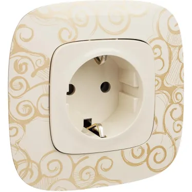 Valena ALLURE Рамка 1 пост Нарцисс золото универсальная