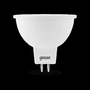 Лампа светодиодная LED 5 Вт 500 лм 3000К софит MR16 теплый GU5.3 AC/DC 12В низковольтная Black Gauss