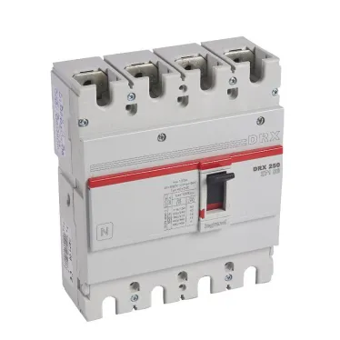Выключатель автоматический DRX250 термомагнитный 125A 4П 18кА