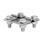 Зажим контрольный прут-прут (пластина 57x57мм) Ni EKF PROxima |  lp-55611-ni |  EKF