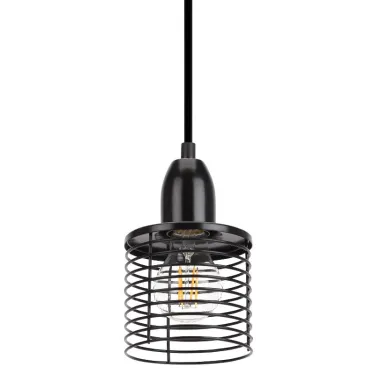 Подвес PL5 BK металл, E27, max 60W, d107 мм, черный (20/300)