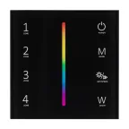Панель Sens SMART-P30-RGBW Black (230V, 4 зоны, 2.4G) | 027104 | Arlight