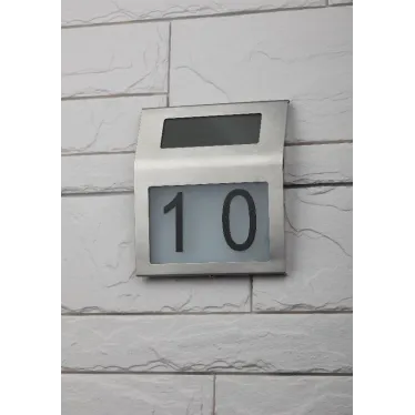 Номер дома с подсветкой, на солнечной батарее, 2LED (48/576) ERAFS048-09