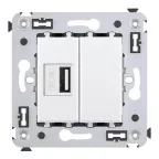 Avanti USB зарядное устройство в стену, ''Белое облако''