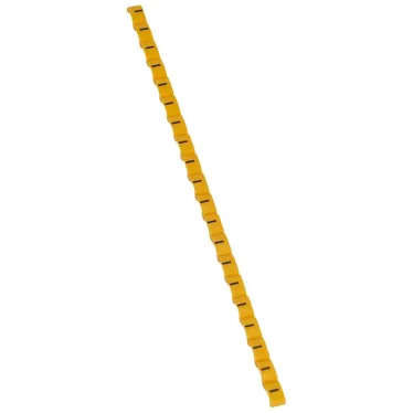 Duplix Буквы маркировочные (-) черное/желтое (600шт)