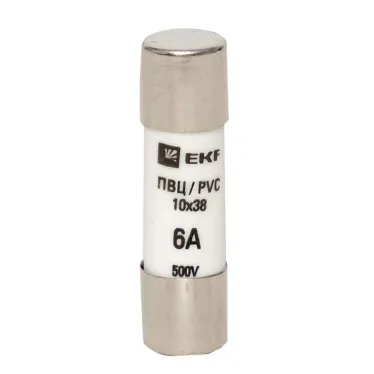 Плавкая вставка цилиндрическая ПВЦ 10х38 6А
