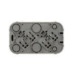 Quteo розетка двойная без заземления без шторок - 16 A - 250 В IP 20 - Слоновая кость