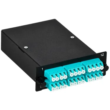 Кассета для кросса ST OM3 MPO male 6хLC-quad (24 ОВ)