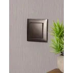 Валенсия лицевая панель выключателя 1-кл. 10А графит