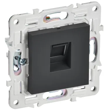 SKANDY Розетка компьютерная RJ45 кат.6 SK-K02G графит IEK