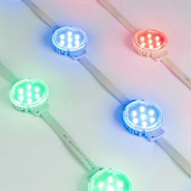 Модуль управляемый SPI-F7-D50 24V RGB-RAM-Auto (1.25W, IP68, 120 deg) (Arlight, Пластик, 3 года) | 036826 | Arlight