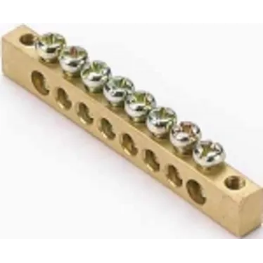 Шина нулевая 6х9 (8групп/край) ШН-102