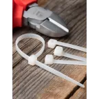 Хомут P6.6 стандартный белый 4.6x180 (100шт) FlexLock PROxima