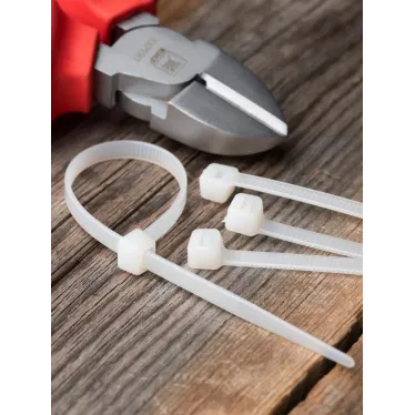 Хомут P6.6 стандартный белый 4.6x180 (100шт) FlexLock PROxima