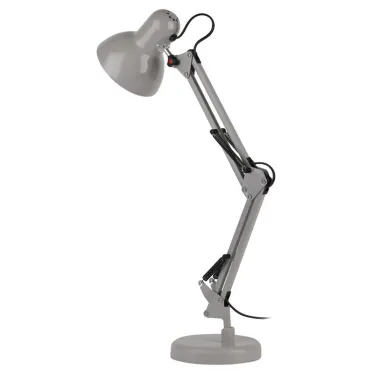 Настольный светильник N-214-E27-40W-GY Е27 с основанием серый