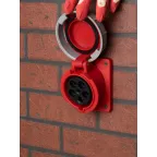 Розетка стационарная внутренняя угловая 4352 3Р+РЕ+N 63А 380В IP67 PROxima