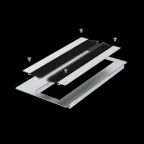 Пластина для глубины 800, с щеткой