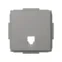 Накладка телефонной розетки, Scudo, серый