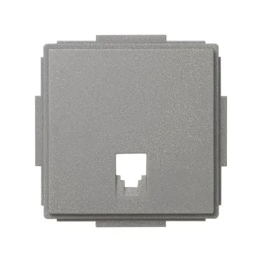 Накладка телефонной розетки, Scudo, серый