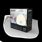 Светильник ночник настольный 5 Вт 200 лм 2700-6000К DC 5В Голубой IP20 112х54х109мм с Li-ion акк 1200мА диммируемый Qplus Gauss