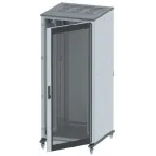 Напольный шкаф 38U Ш600хГ600 передняя дверь стекло, задняя глухая дверь,крыша укомплектована вводом и заглушками
