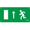 Пиктограмма (Пластина) Выход прямо вверх (240х125) в комплекте 2 штуки для MIZAR SP | 2501002380 | Световые Технологии
