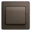 Glossa Шоколад Выключатель 1-клавишный, сх.1, 10АХ (в сборе) | GSL000812 | SE