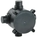 Коробка установочная d-70х72мм для монолит. стр. черная