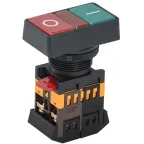 Кнопка PPBB-30N I-O с подсветкой неон 1з+1р 240В