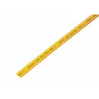 Термоусаживаемая трубка 7,0 3,5 мм, желтая, упаковка 50 шт. по 1 м, REXANT
