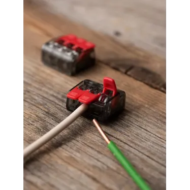 Клемма СМК 221-413 3 отверстия 0.2-4.0 мм2 блистер (5шт.) PROxima