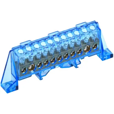TEKFOR Шина N ноль в комбинированном DIN-изоляторе Стойка 8х12-11-С IEK