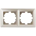 Рамка на 2 поста, СУ, Solo, шампань, 4-502-04