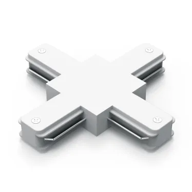 Коннектор для трековых шинопроводов (+) белый | TR112 | Gauss