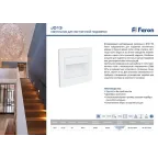 Светильник светодиодный ДВО-1w 3000К 80Лм квадратный белый