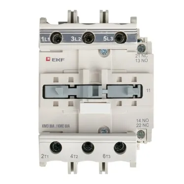 Пускатель магнитный 80А 380В AC малогабаритный 1NO 1NC КМЭ