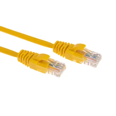 Патч-корд U/UTP, CAT 5e, RJ45-RJ45, 26AWG, LSZH, желтый, 3м,