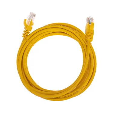 Патч-корд U/UTP, CAT 5e, RJ45-RJ45, 26AWG, LSZH, желтый, 3м,